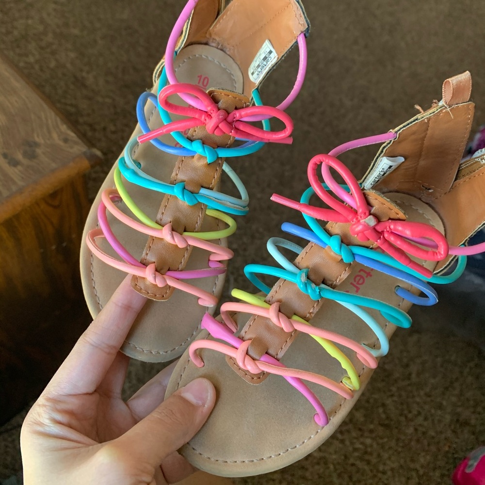 girls size 10 sandals